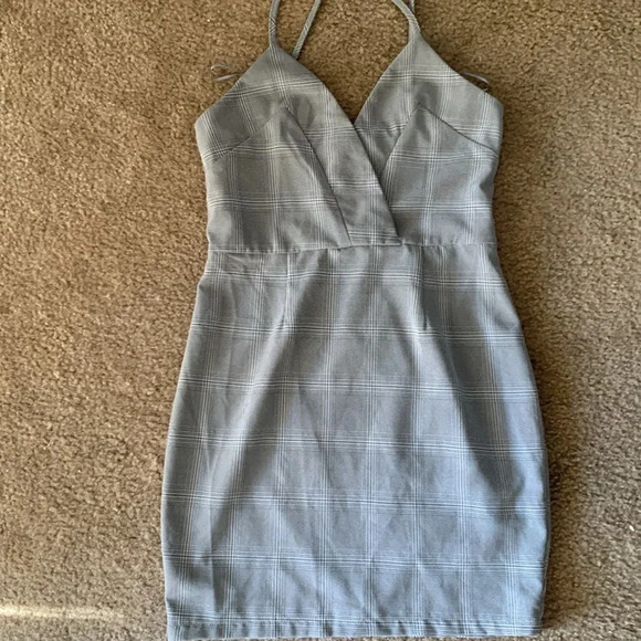 By the Way Kimmie Zipper Back Plaid Dress in Plaid Size Small - Picture 2 of 9